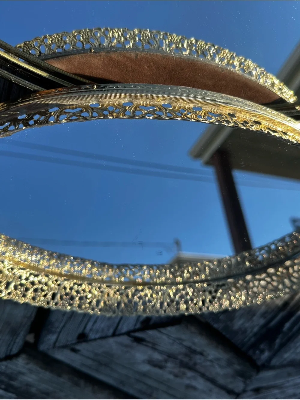 Ornate Gold Decorative Wall Mirror - Elegant Home Accent